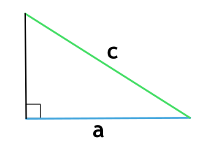 Площадь прямоугольного треугольника через катет и гипотенузу